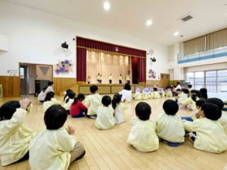 お遊戯会　練習の様子